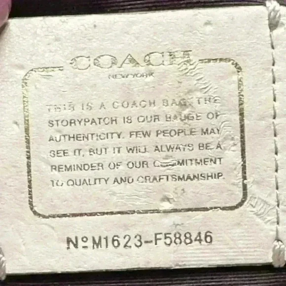 Coach City Zip Tote Shoulder Bag Chalk Cross Grain Leather F58846 - Picture 7 of 16